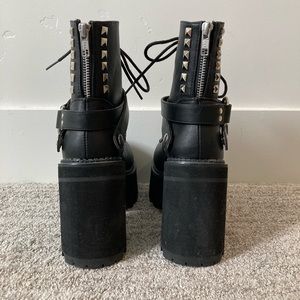 Black Demonia Assult-101 Platform Boots